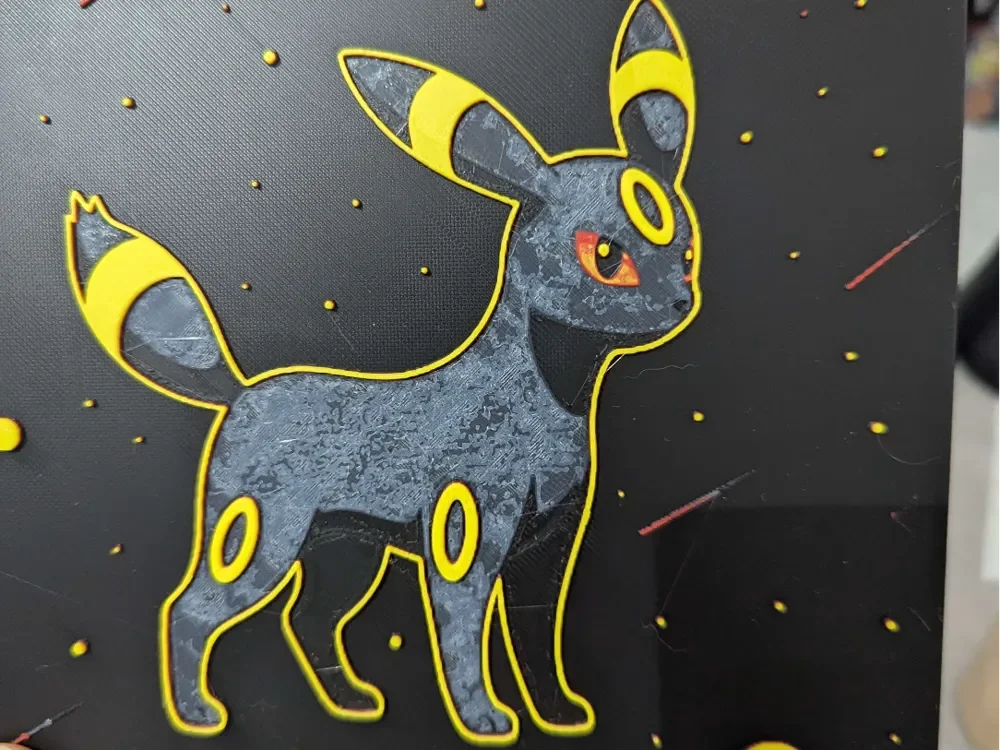 hueforge noctali v1 Umbreon by ZombiePaint3D HueForge model: hueforge noctali v1 Umbreon by ZombiePaint3D
