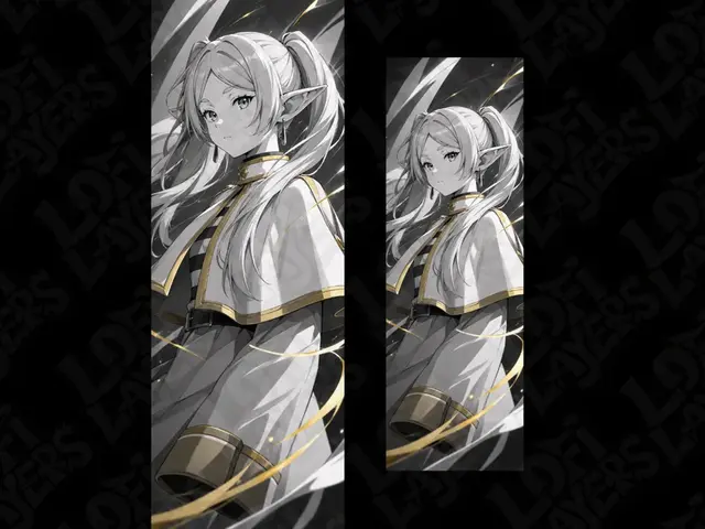 HueForge model: Frieren Hueforge Bookmark by LoFi Layers