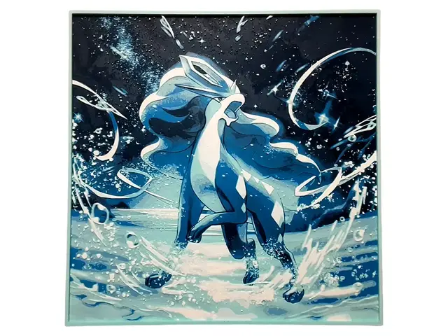 Suicune Hueforge Ice Blue Legendary Beast Pokemon