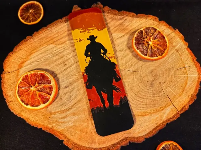 HueForge model: RDR2 Red Dead Redemption 2 bookmark by EternalDesigns3D
