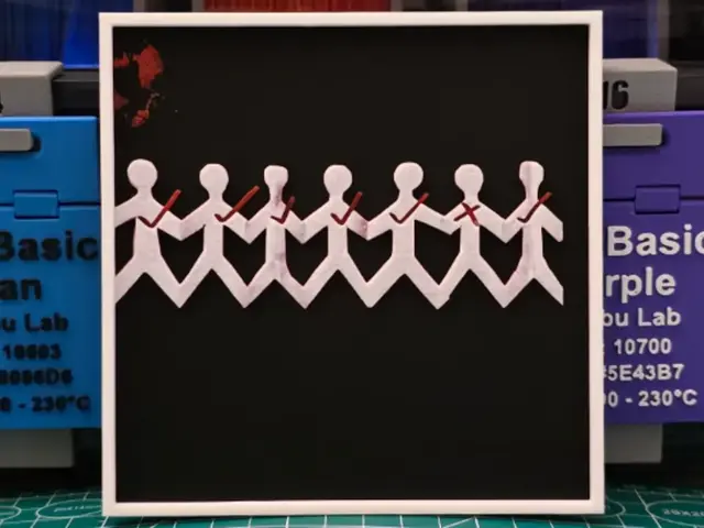 HueForge model: Three Days Grace "One-X" Album - Hueforge Art by Lumpy3D