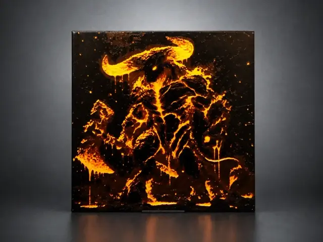 HueForge model: Molten Minotaur - The Titan of Fire by Aleksandr