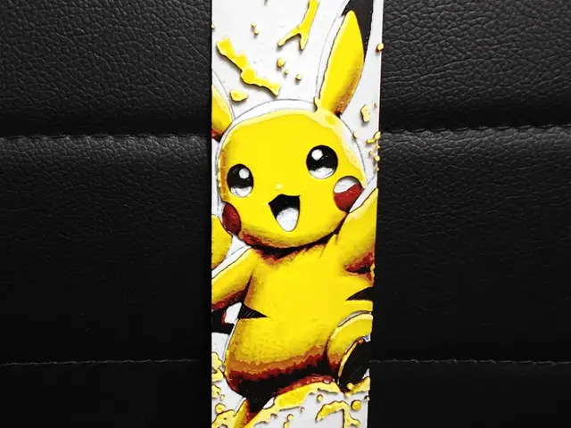 HueForge model: Pikachu Bookmark by TheHueforgeLady