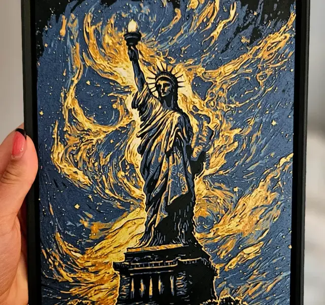 HueForge model: Statue of Liberty - HueForge by C3D