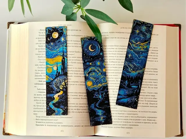 HueForge model: Starry Night Dreams (2) - Bookmarks Set by C3D