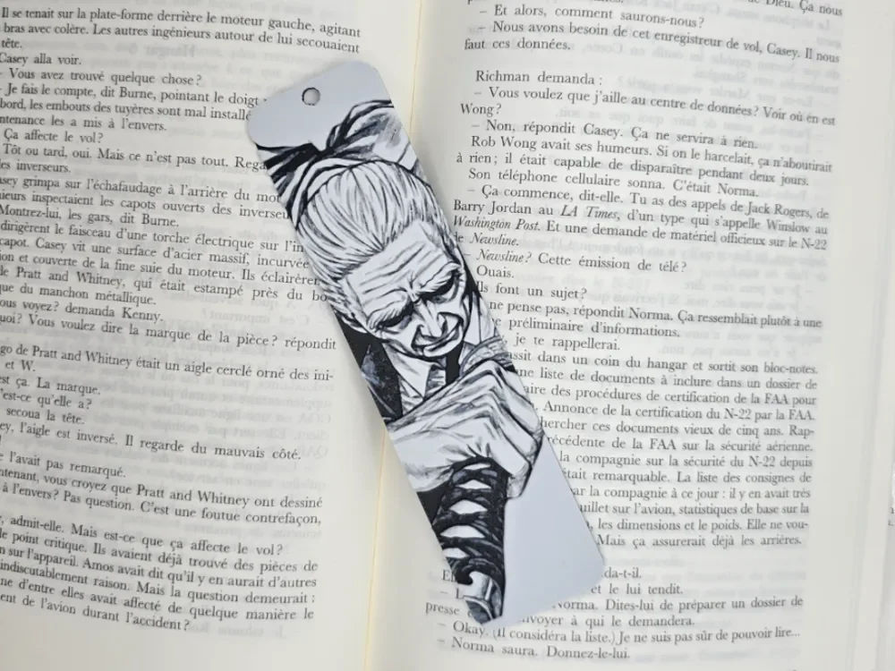 Bookmark Takamura Sakamoto days by Kactus Fpv HueForge model: Bookmark Takamura Sakamoto days by Kactus Fpv
