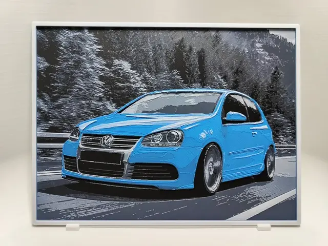 HueForge model: VW Golf R32 Mk5 - Hueforge by BeaN