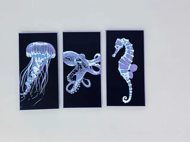 HueForge model: Under the Sea - Bookmark Set by 3djd