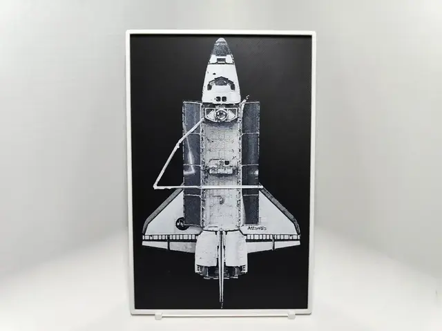 HueForge model: Space Shuttle Atlantis - Hueforge by BeaN