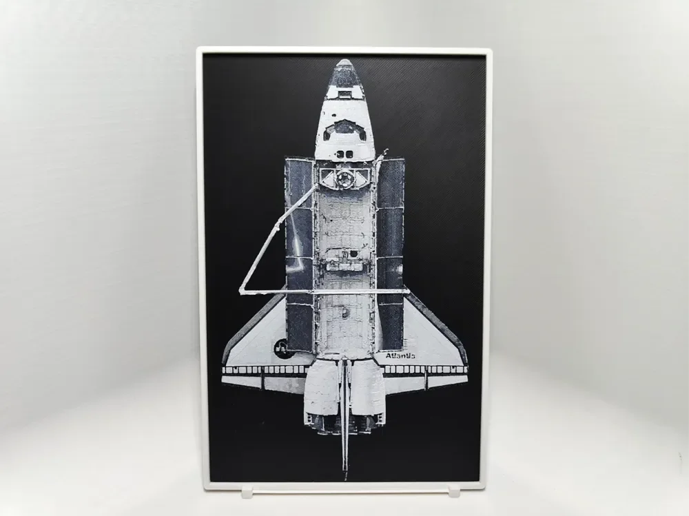 Space Shuttle Atlantis - Hueforge by BeaN HueForge model: Space Shuttle Atlantis - Hueforge by BeaN