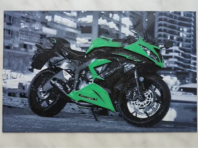 HueForge model: Kawasaki Ninja - Hueforge by BeaN