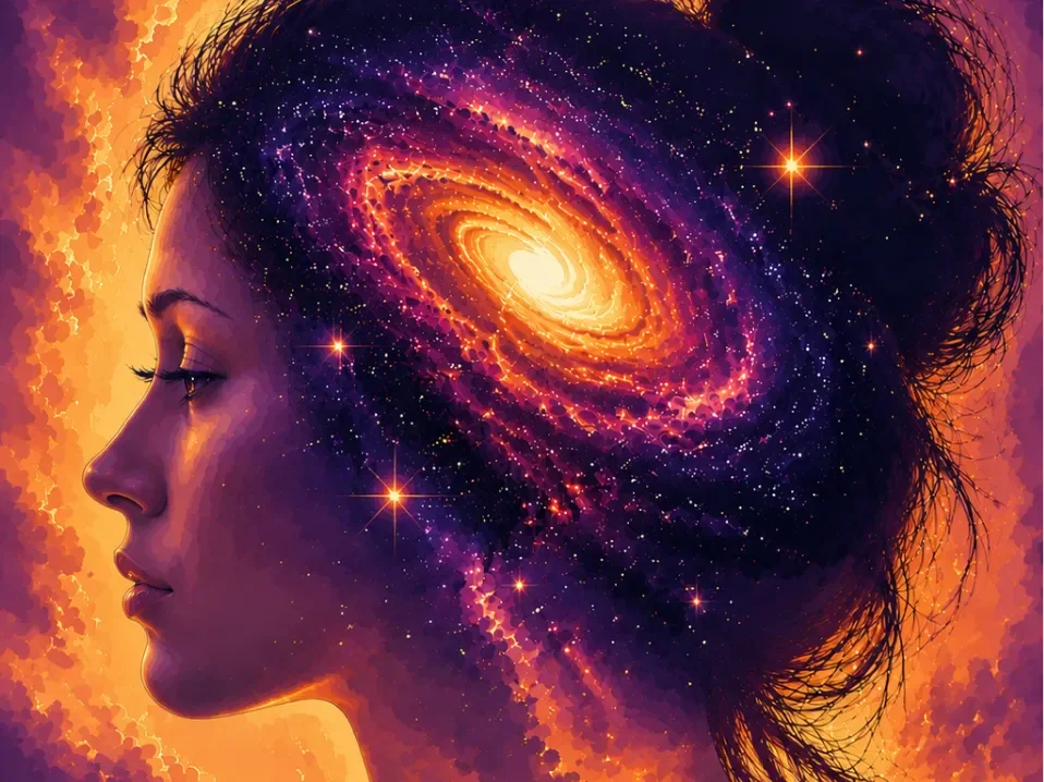 Cosmic Woman – universe and ocean by Hueforge Maker HueForge model: Cosmic Woman – universe and ocean by Hueforge Maker
