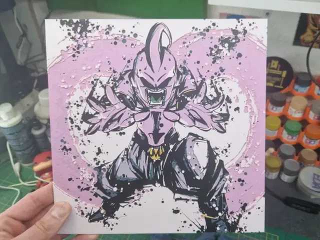 HueForge model: Dragon Ball Z - Kid Buu Hueforge by Dakiren