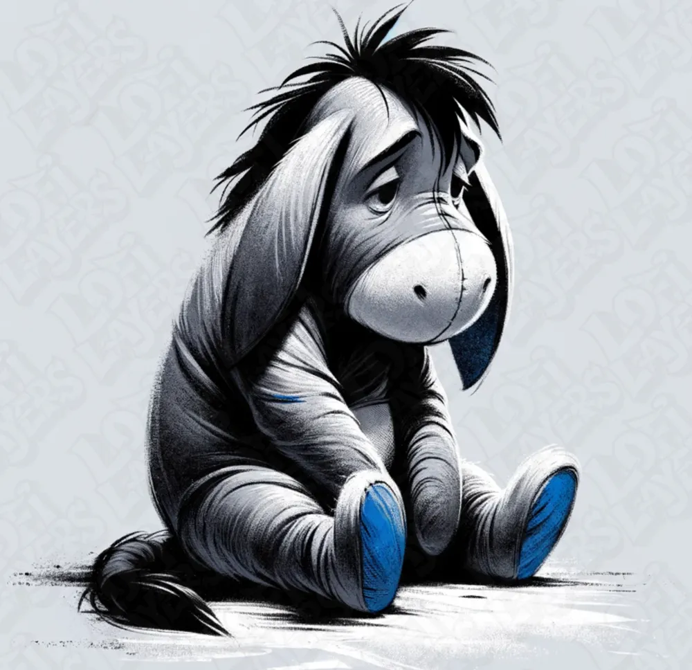 Eeyore Hueforge by LoFi Layers HueForge model: Eeyore Hueforge by LoFi Layers