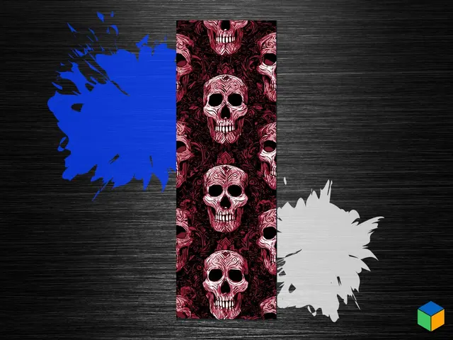 HueForge model: 💀 Skulls Bookmark by 3D Prints By Vic