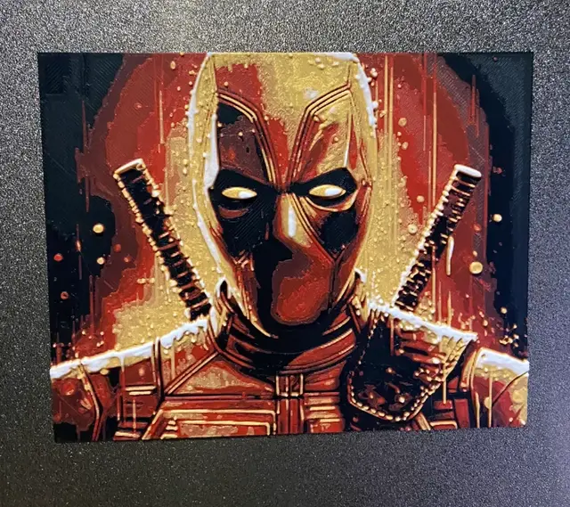 HueForge model: Deadpool by Morganja