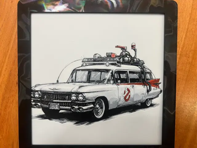 HueForge model: Ghostbusters Ecto-1 by JustBe 3D Printing
