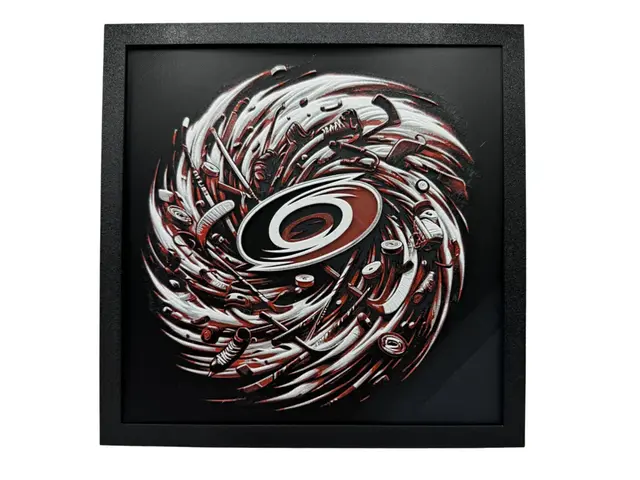 HueForge model: Carolina Hurricanes - NHL Hueforge by Canadian Gamer