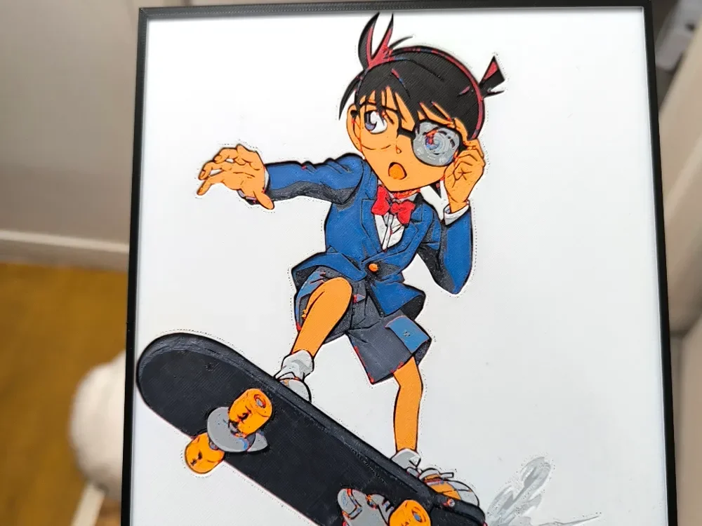 Detective Conan by Dark behelit HueForge model: Detective Conan by Dark behelit