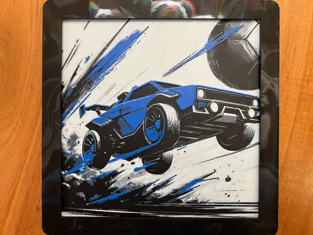 HueForge model: Rocket League by JustBe 3D Printing