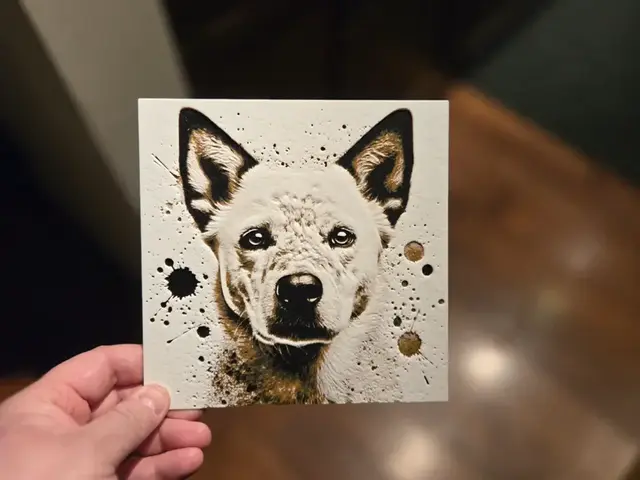 HueForge model: Graffiti Red Heeler Hueforge by 3Ree Printing