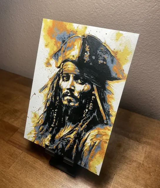 HueForge model: Hueforge - Pirates of the Caribbean - Captain Jack by Cloudy Nostalgia
