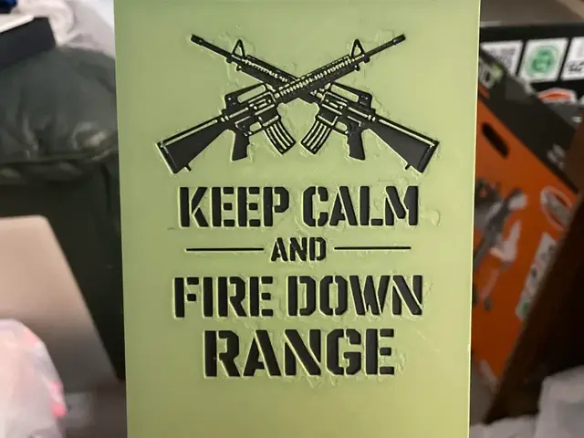 HueForge model: Keep Calm by Advancedtechworldwide