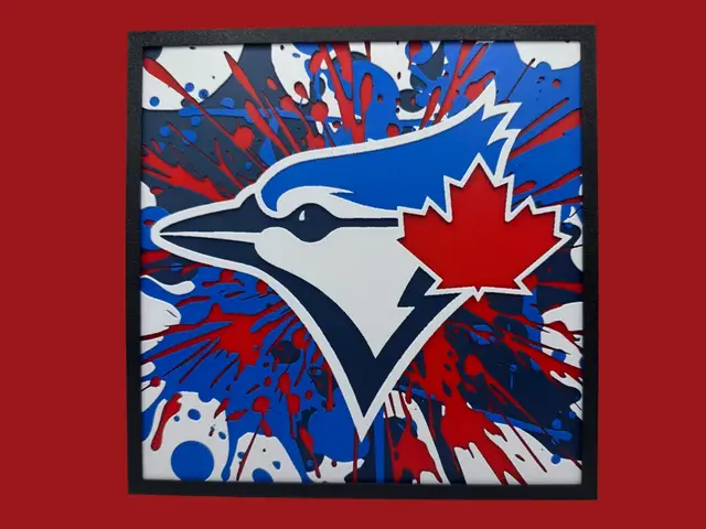 HueForge model: Toronto Blue Jays - MLB Series 2 by Canadian Gamer
