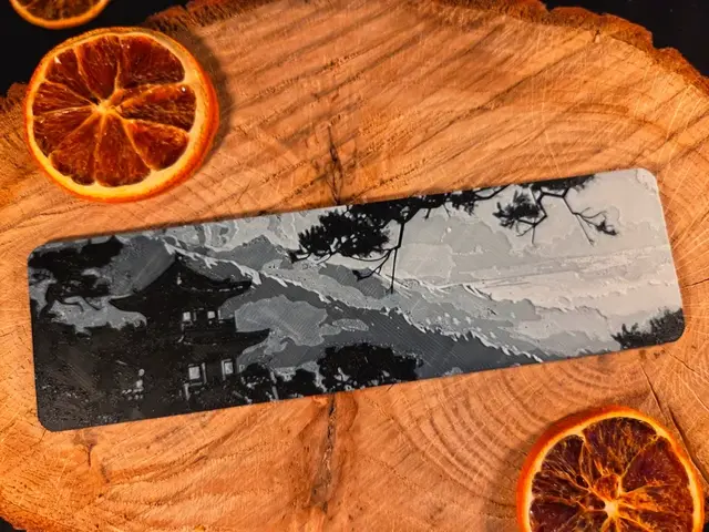 HueForge model: Japanese sunset 1 bookmark - Hueforge by EternalDesigns3D