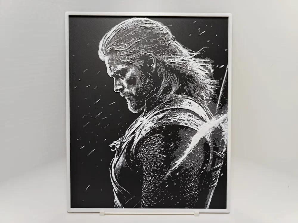 Geralt - Hueforge by BeaN HueForge model: Geralt - Hueforge by BeaN
