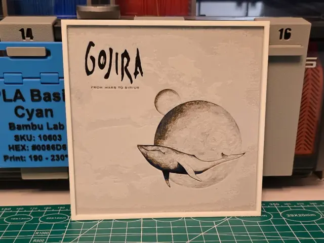HueForge model: Gojira "From Mars to Sirius" Album - Hueforge Art by Lumpy3D