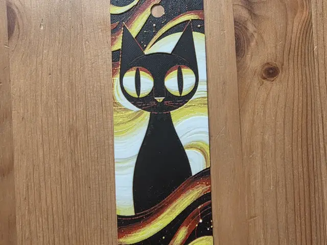 HueForge model: Cat Bookmark by Morganja