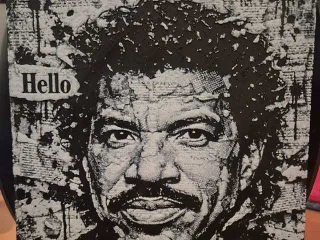 HueForge model: Lionel Richie newspaper hueforge by Buntsta