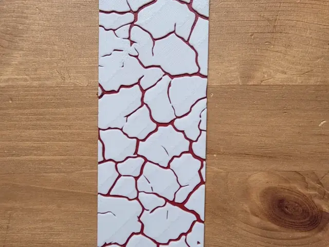 HueForge model: cracked Bookmark by Morganja
