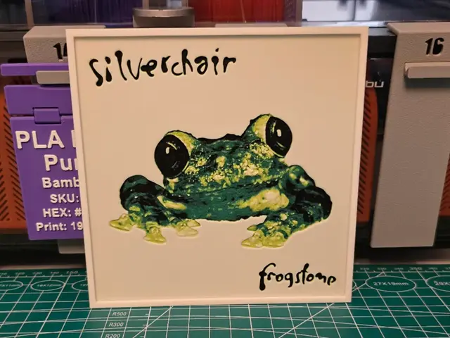 HueForge model: Silverchair "Frogstomp" Album - Hueforge Art by Lumpy3D