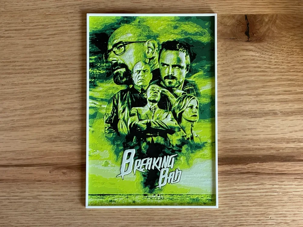 Breaking Bad (2008) Hueforge Series Poster by NiiON HueForge model: Breaking Bad (2008) Hueforge Series Poster by NiiON