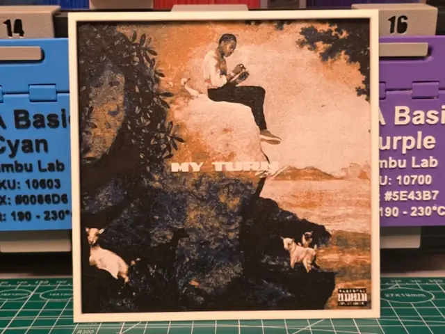 HueForge model: Lil Baby "My Turn" Album - Hueforge Art by Lumpy3D