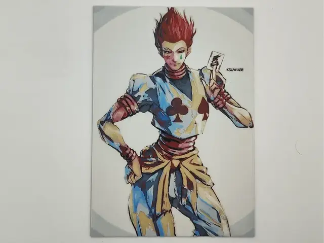HueForge model: Hisoka from Hunter x Hunter - hueforge by Altf4-Formation