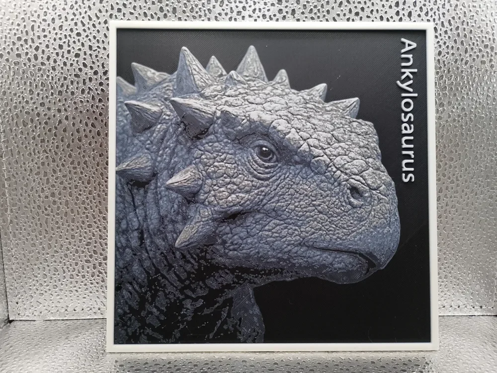 Ankylosaurus hueforge by Borishotch Industries HueForge model: Ankylosaurus hueforge by Borishotch Industries