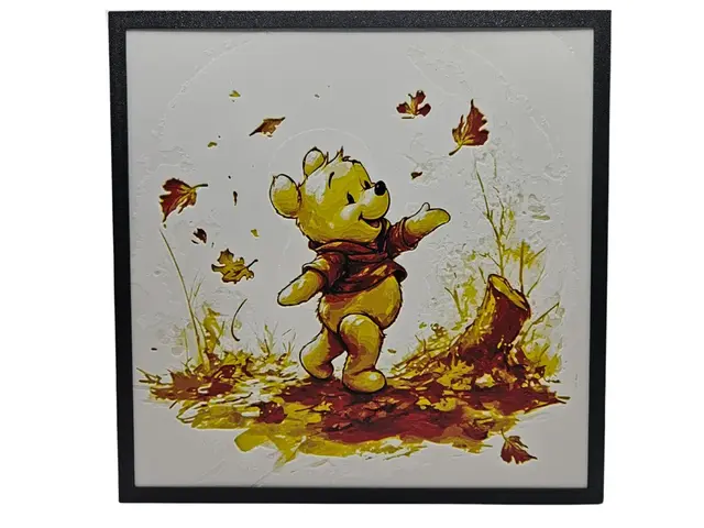 HueForge model: Winnie The Pooh by BusyKikiBee
