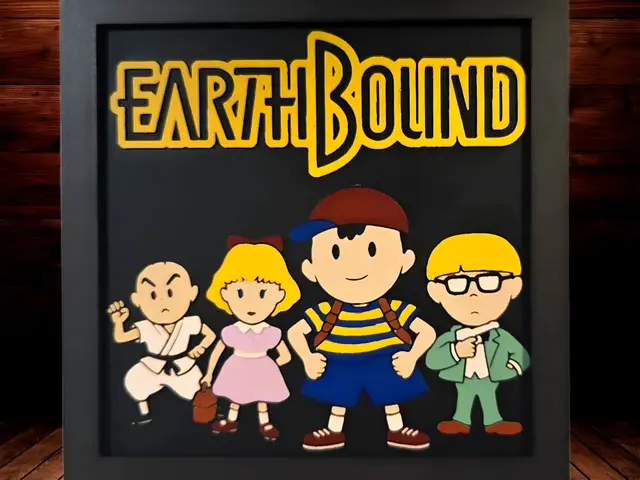 HueForge model: Earthbound Gang by Side Quest Hues