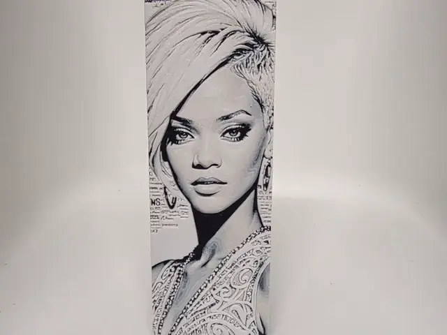 HueForge model: Rhianna bookmark by Morganja