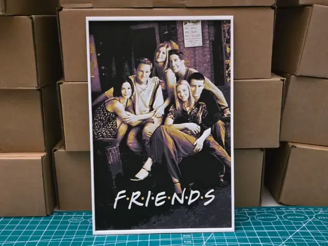 HueForge model: Friends Poster - Hueforge Art by Lumpy3D