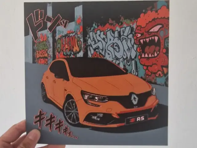 HueForge model: Renault Mégane RS Hueforge by Dakiren