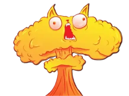 HueForge model: Exploding kittens Bookmark by S1M0N389