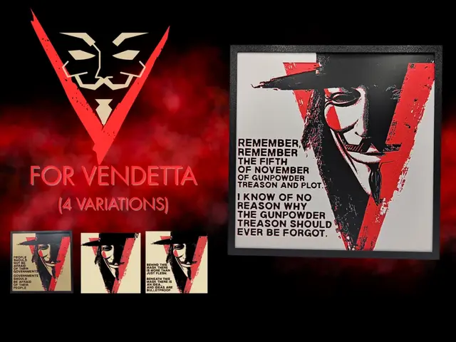 HueForge model: V For Vendetta Hueforges by BusyKikiBee