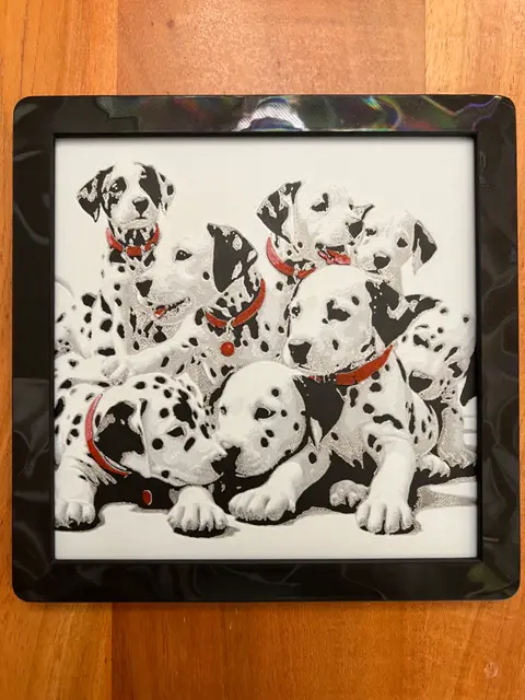 HueForge model: Dalmatians Puppies by JustBe 3D Printing