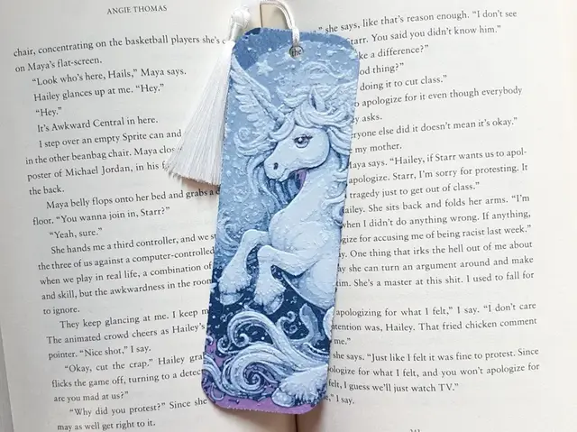 HueForge model: Unicorn Bookmark by Dame Jo