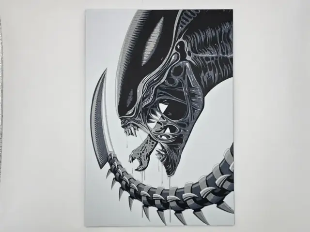 HueForge model: Alien by Kactus Fpv