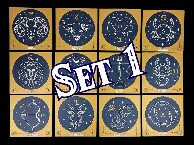 HueForge model: Zodiac Signs (Set 1: Aquarius-Leo) by BusyKikiBee